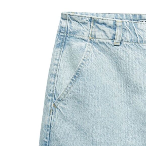 ZARA | Light Blue | MID-RISE Z1975 BALLOON JEANS - Picture 4 of 11